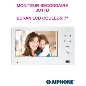 Moniteur secondaire JO1FD pour Kits JOS1V & JOS1F - AIPHONE - 130402