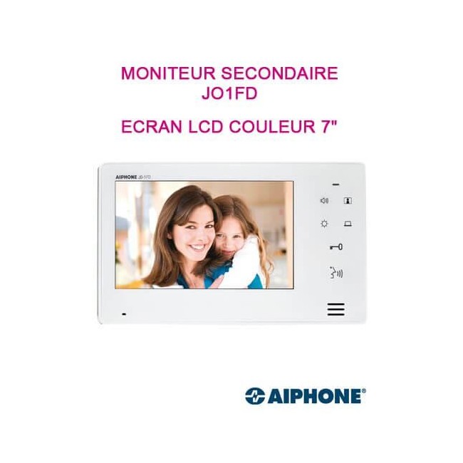 Moniteur secondaire JO1FD pour Kits JOS1V & JOS1F - AIPHONE - 130402