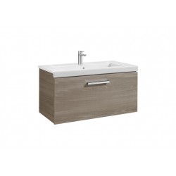 Ensemble meuble 1 tiroir et lavabo Unik Prisma 1 Tiroir 800 Frene - ROCA A855945321