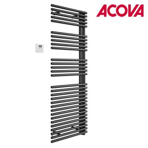 Sèche-serviette ACOVA - CALA Asymétrique à Droite - électrique 500W TLNR-050-50/GF
