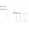 Radiateur chauffage central ACOVA - FASSANE Vertical double 900W HXD-200-029
