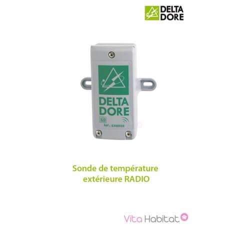 Sonde de température extérieure RADIO - DeltaDore 6300036