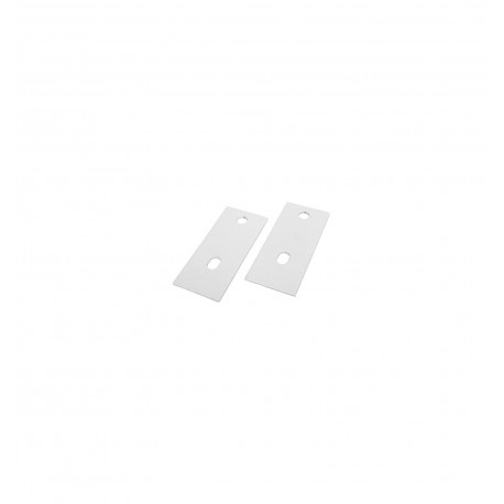 Platine de renfort blanche à l'unité pour mur friable  - ACOVA 123021