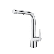 Syra Mitigeur Evier Bec Tube Mobile+Douchette Extractible 2 Fonctions - A5A852AC00 ROCA