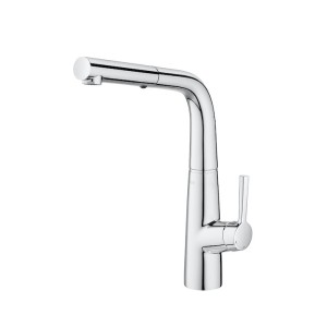 Syra Mitigeur Evier Bec Tube Mobile+Douchette Extractible 2 Fonctions - A5A852AC00 ROCA