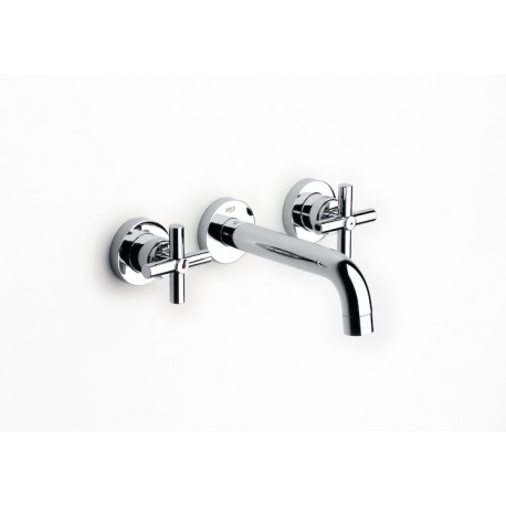 Mélangeur fixation murale pour lavabo avec bec Loft - ROCA A5A4743C00