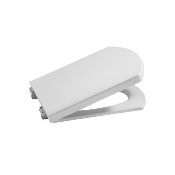 Abattant double laque frein de chute Silencio Blanc pour WC ROCA Hall A80162C004 Vita Habitat