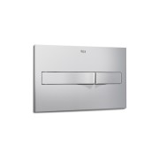Plaque de commande double chasse PL2 Dual chrome mat - ROCA A890096002