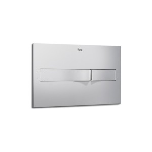 Plaque de commande double chasse PL2 Dual chrome mat - ROCA A890096002