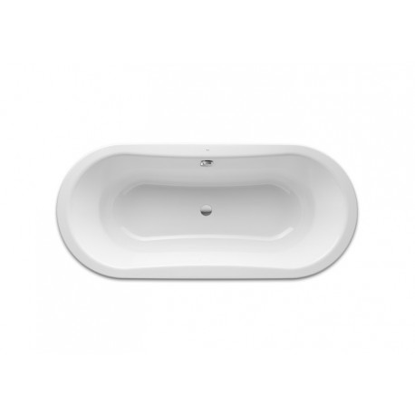 ROCA Duo Plus Ovale 1800X800 Avec Prise De Terre Blanc - A222565000