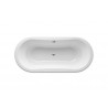 ROCA Duo Plus Ovale 1800X800 Avec Prise De Terre Blanc - A222565000