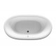 ROCA Newcast Cuve Seule 1700 X 850 Ext Bordeaux Sans Pied Blanc - A233650003