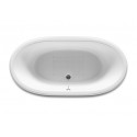 ROCA Newcast Cuve Seule 170 X 85 Ext Bleu Marine Sans Pied Blanc - A233650004