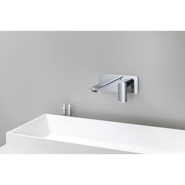 ZYCDP Robinet Mural Mitigeur Lavabo Salle de Bain Doré,Mitigeur