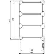 Sèche-serviette ACOVA - NAVY électrique 150W TNAV-015-047-DF