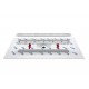 Caniveau avec tissu géotextile d'étanchéité In-Drain Channel 750X50 - ROCA A276090000