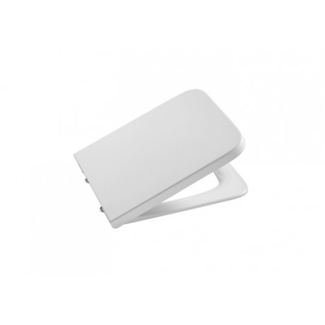 Abattant double laqué en SUPRALIT Square avec frein de chute Blanc - ROCA Inspira A80153200B