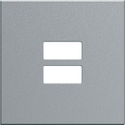 Enjo chargeur USB titane - APPAREILLAGE MURAL GALLERY HAGER WXD112T