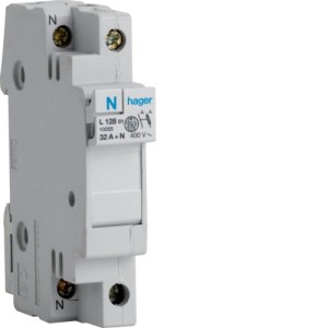 CC 1P+N 32A dom. 1M -   HAGER L12801