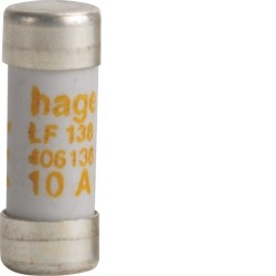 Cart. fusible 10A 8,5x23mm - HAGER LF138