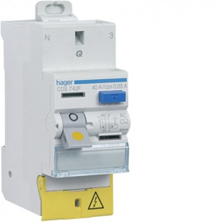 ID 2P 40A 30mA AC SanVis - INTER DIFF BIPOLAIR  HAGER CDS742F