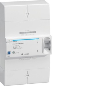 DD abo. 4P 10/30A 500mA inst. - DISJ. DIFF.PH-N  HAGER HDA430