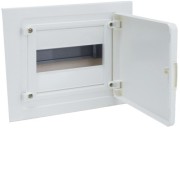 Véga enc. 1R 8M porte opaque - COFFRET DISTRIBUTION  HAGER VF108PR