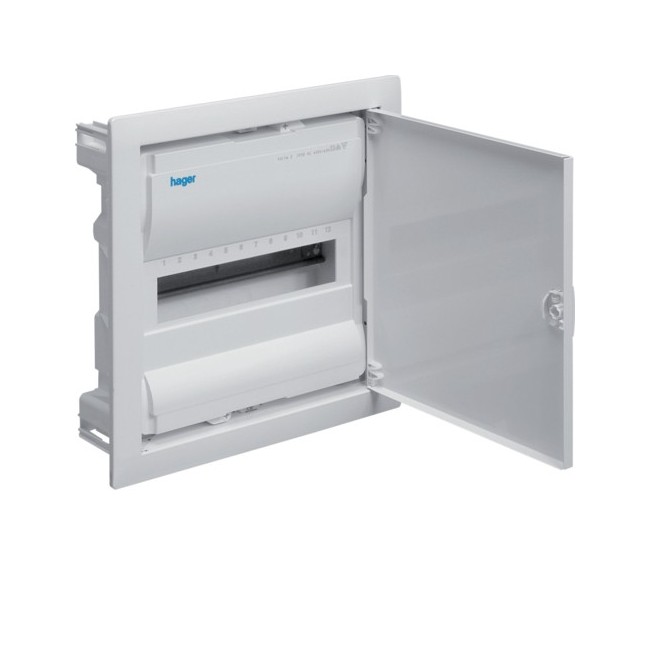 Volta enc. 1 rangée, 12M - COFFRET DISTRIBUTION  HAGER VU12ND