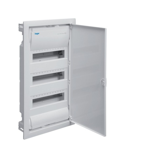 Volta enc. 3 rangées, 36M - COFFRET DISTRIBUTION  HAGER VU36ND