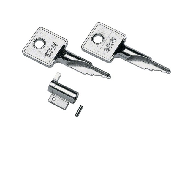 Serrure à clé pr cache-bornes - COFFRET DISTRIBUTION  HAGER VZ313