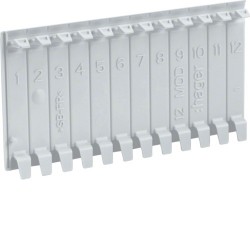 Obturateurs bande 6M RAL 7035 - COFFRET DISTRIBUTION HAGER VZ413
