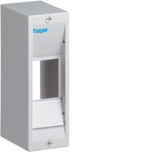 Coffret cache-borne 2 M - COFFRET DISTRIBUTION  HAGER GD102A