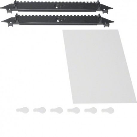 Plaque de fond pr GD118A - COFFRET DISTRIBUTION  HAGER GS118D