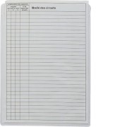 Jeu de 10 pochettes à plan A5 - COFFRET DISTRIBUTION  HAGER GZ06A