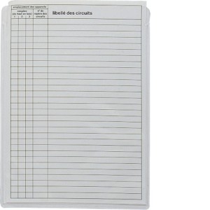 Jeu de 10 pochettes à plan A5 - COFFRET DISTRIBUTION  HAGER GZ06A