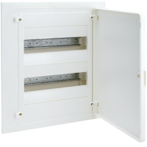 Véga enc. 2R 24M porte opaque - COFFRET DISTRIBUTION  HAGER VF212PR