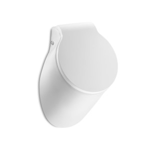 Urinoir en porcelaine avec alimentation encastrée par l'arrière et abattant blanc SPUN - ROCA A353148000