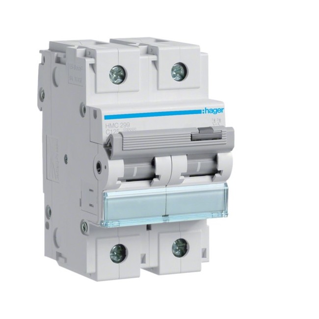 Disj.2P 15kA C-125A 3m - DISJONCTEURS MULTI.  HAGER HMC299