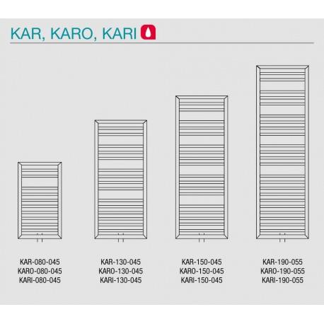 Sèche-serviette eau chaude ACOVA KADRANE SPA Inox 569W - KARI-190-055