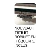 Sèche-serviette eau chaude ACOVA KADRANE SPA Inox 222W - KARI-080-045