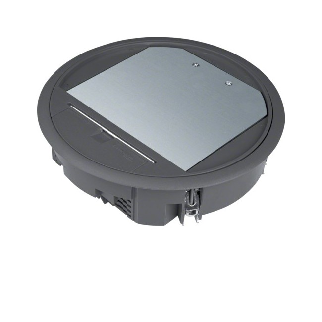 Boîte sol ronde 12 mod noire - GOULOTTE INSTALLATIO  HAGER VR06059005