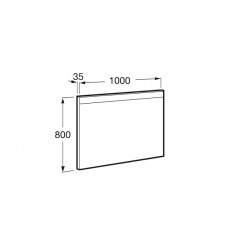 Prisma Led Miroir 1000 Basic - ROCA A812260000