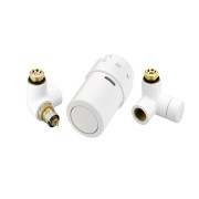 Kit X-TRA gauche pour radiateurs ou décors- BLANC - DANFOSS - 013G4008