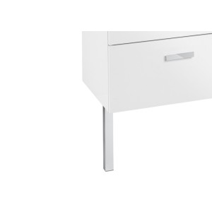 Jeu de 2 pieds chromé Victoria Basic Unik 300Mm pour meuble - ROCA A816413001