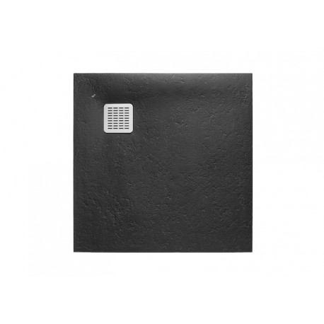 Receveur de douche Terran carre 800X800 en STONEX Noir - ROCA AP10332032001400