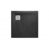 Receveur de douche Terran carre 800X800 en STONEX Noir - ROCA AP10332032001400