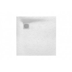 Receveur de douche Terran carre 800X800 en STONEX Blanc - ROCA AP10332032001100