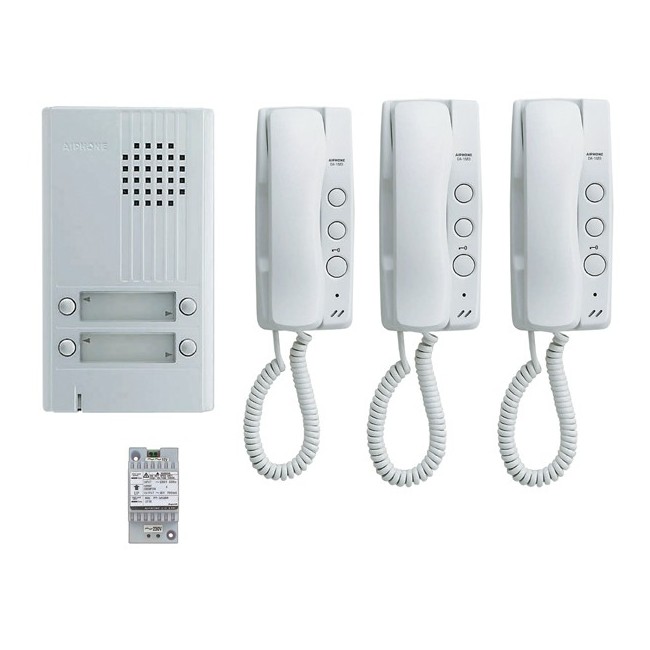 KIT ALU 4BP 3 COMBINES Kit portier audio KITDA3 - Aiphone 110549