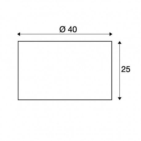 Abat-jour industriel FENDA Noir (Diam. 40) - SLV 156090