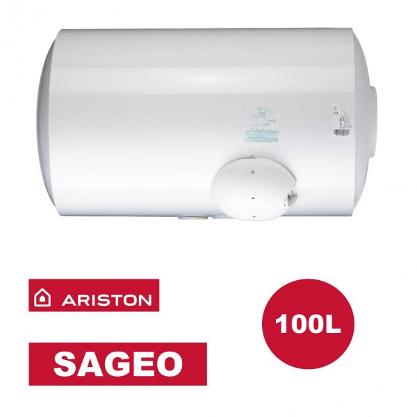 Chauffe-eau électrique horizontal bas Sagéo 100 l - Ø 560 mm